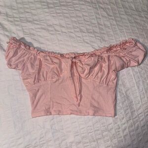 Fashion Nova Morning Light Off Shoulder Top